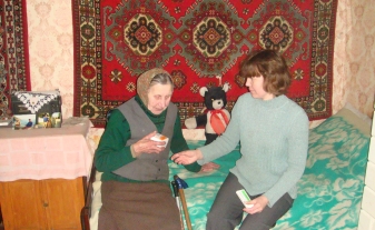 Оказание услуги социальной помощи на дому